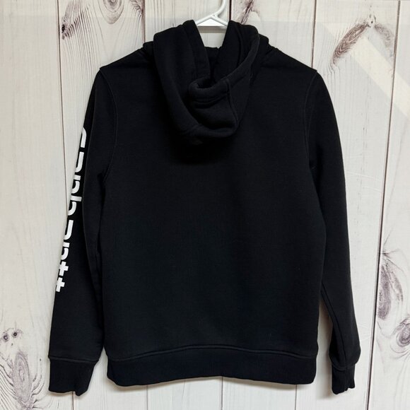 Carhartt Women’s Small Black Logo Sleeve Pullover Hoodie EUC - Picture 3 of 8
